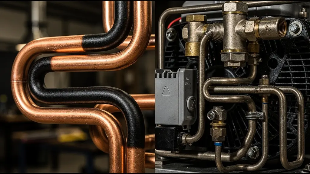 Comparaison visuelle des composants d'un système solaire thermique et thermodynamique