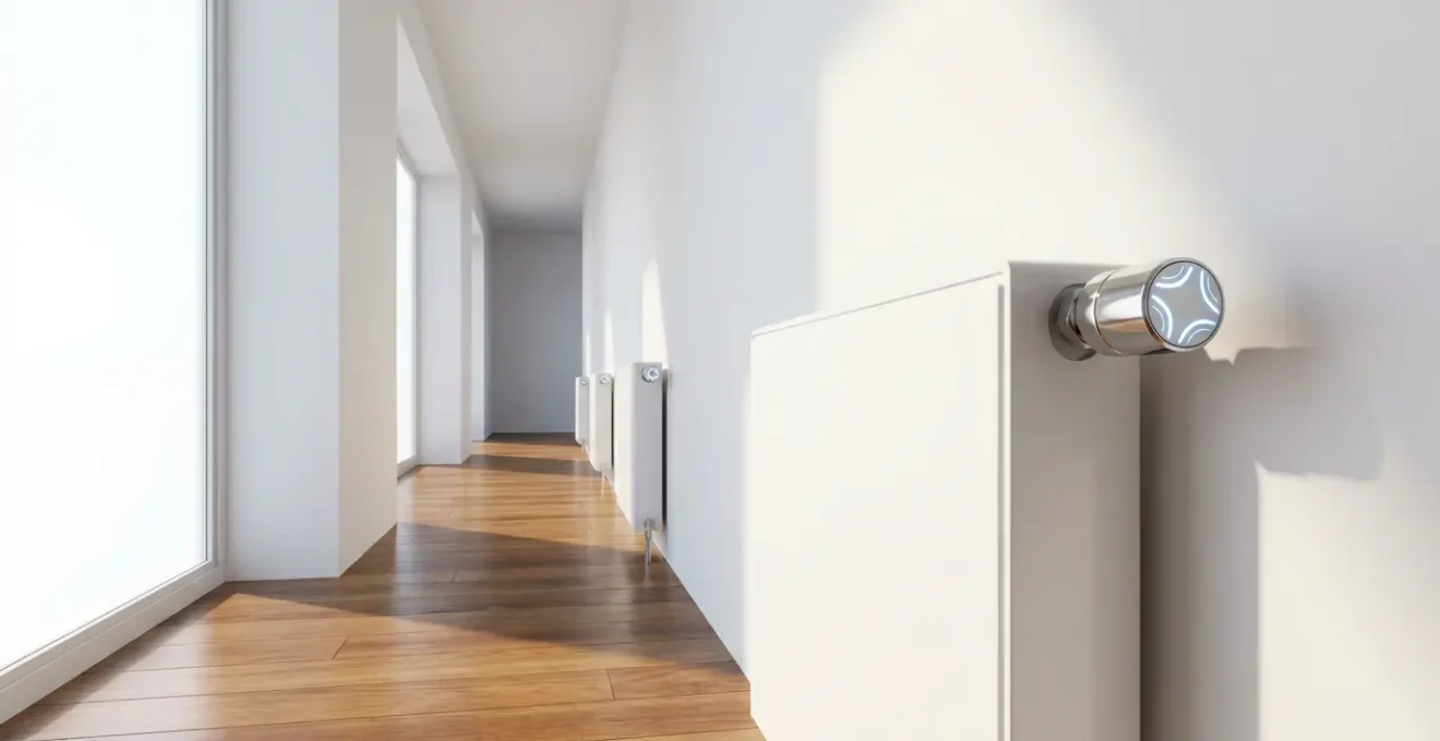 Système de régulation zone par zone du chauffage domestique avec vannes thermostatiques connectées