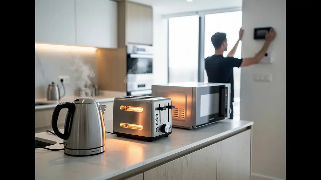 Test de puissance simultanée avec plusieurs appareils électroménagers